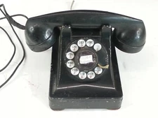 Antique Bell System Western Electric F1 Telephone Metal Base As-is Restoration