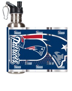 New England Patriots Stainless Steel Water Bottle With Hi Def Graphics 26 Oz Ebay