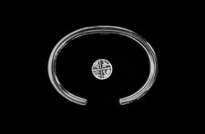 Platinum Bangle Bracelet Platinum 950, very heavy 110 grams ergonomically shaped