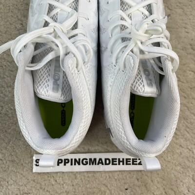 [US 14] UNDER ARMOUR UA SPOTLIGHT 4D Foam Football Cleats Shoes White Silver Size 14 - Under Armour Spotlight 4D Foam White Metallic  main image 4