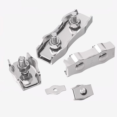 Schlanke 304 Edelstahl Drahtseilklemmen mit hoher Stabilit?t