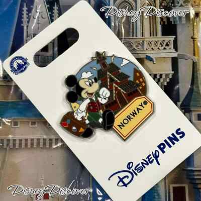2024 Disney Parks Epcot World Showcase Collection Pin Norway Mickey Mouse