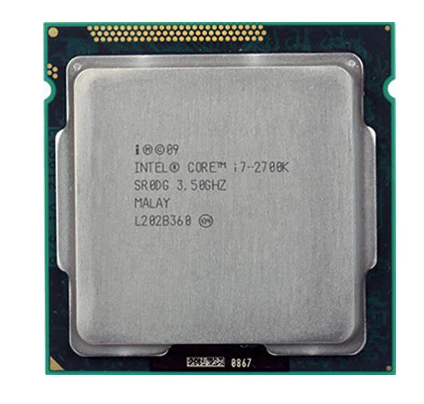 Intel Core i7-2700K Quad Core 8-Thread 3.5GHz 8M SR0DG LGA 1155 CPU Processor - Image 2 of 4