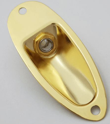 Presa Jack Plat Uscita con Viti Stile Barca Compatibile con Strat Style Elect - Foto 4 di 5