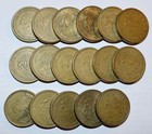 MEXICO lot 100 PESOS vintage $100 world S foreign Mexican 17 COINS — photo 3
