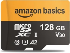Amazon Basics microSDXC Memory Card High Speed ​​128GB with Reader Adapter Japan