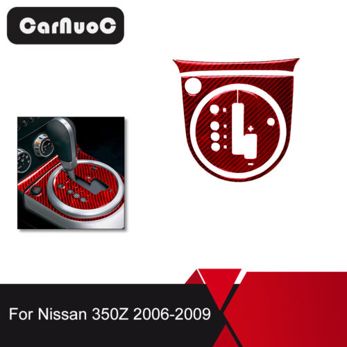 57Pcs W/O Navi For Nissan 350Z 03-09 Carbon Fiber Full Set Decor Cover Trim - Picture 6 of 14