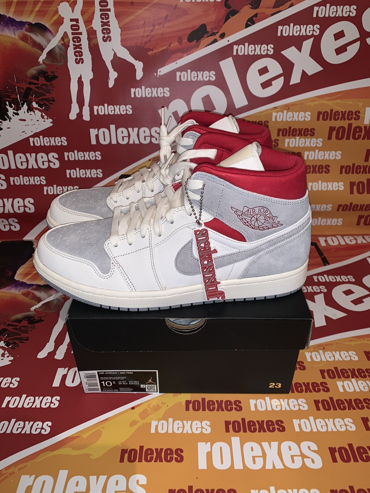 Nike Air Jordan 1 Mid Past Present Future Sneakersnstuff UK9.5