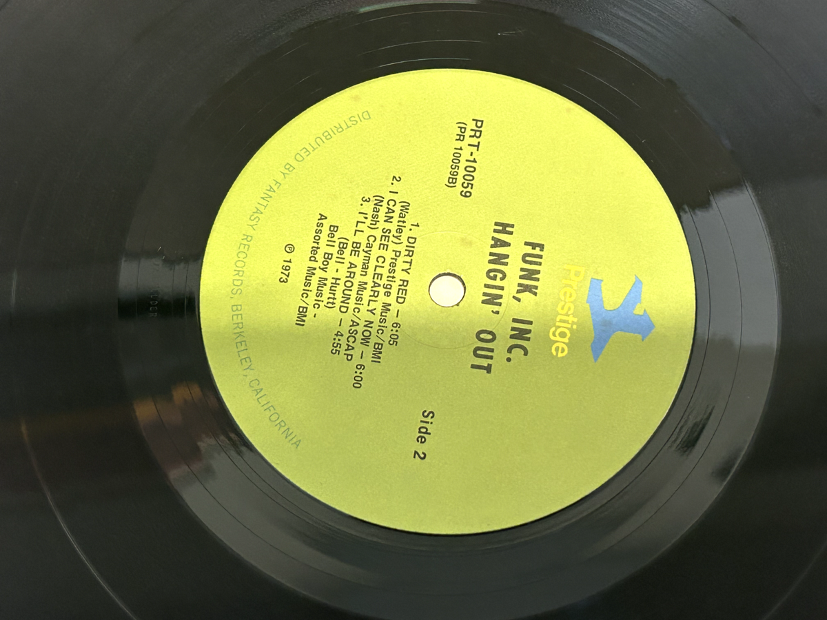 Funk Inc. Hangin' Out Prestige PR 10059 1973 Stereo Vinyl LP RVG