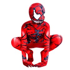 Venom Carnage Spiderman Boy Halloween Party Fancy Dress Cosplay Costume Jumpsuit