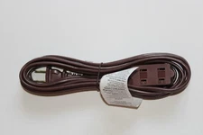 9 ft. Extension Cord, Indoor, Polarized 2 Conductor; Brown, Green, White