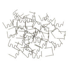 Sealey RE08W Wave Staple 0.8mm Pack of 100