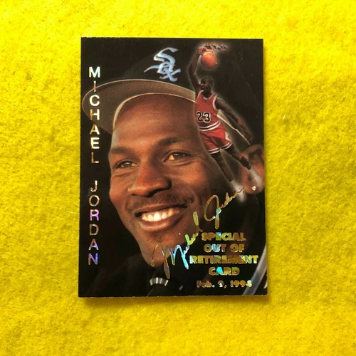 MICHAEL JORDAN , CHICAGO WHITE SOX , 1994 / 1995 SPORTS STARS CARD # 87