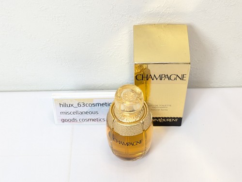 Vintage CHAMPAGNE by YVES SAINT LAURENT 50 ml 1.6 oz Spray perfume Toilette NIB - Picture 4 of 24