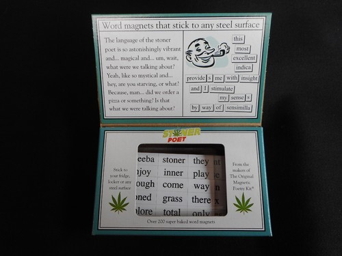 New STONER POET Magnetic Poetry Kit - Picture 2 of 5