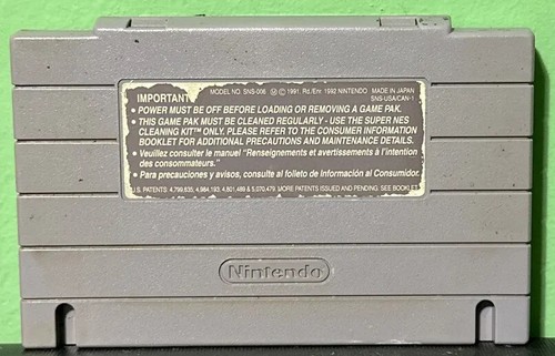 Bill Laimbeer's Combat Basketball, 1991, SNES Super Nintendo, juego solo probado - Imagen 3 de 3