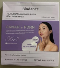 Biodance Rejuvenating Caviar PDRN Real Deep Mask | 4 Sheets - New in Box