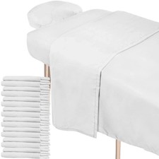 8 Sets Soft Microfiber Massage Table Sheets Set 3 Piece Set Includes Massage Tab