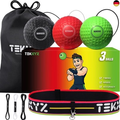 TEKXYZ Boxen Reflexball Herausforderer BRG |TEKXYZ Boxing Reflex Ball