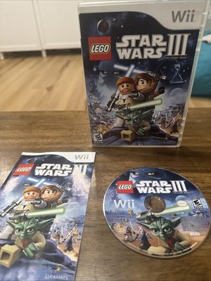 Lego Star Wars III: The Clone Wars (Nintendo Wii, 2011). Tested. CIB