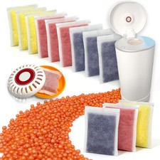 12 PCS Odor Refills for Puck Baking Soda Cartridge, Diaper Pail Odor Eliminat...