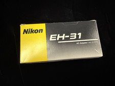 Genuine Nikon EH-31 AC Adapter Power Supply 6.5V 1.9A US Plug New old Stock 