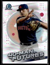 2021 Bowman Chrome #FMF-25 Nick Yorke 40-Man Futures Baseball Card 0203C