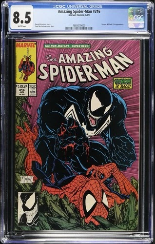 Amazing Spider-man 316 Cgc 8.5 Marvel 1989