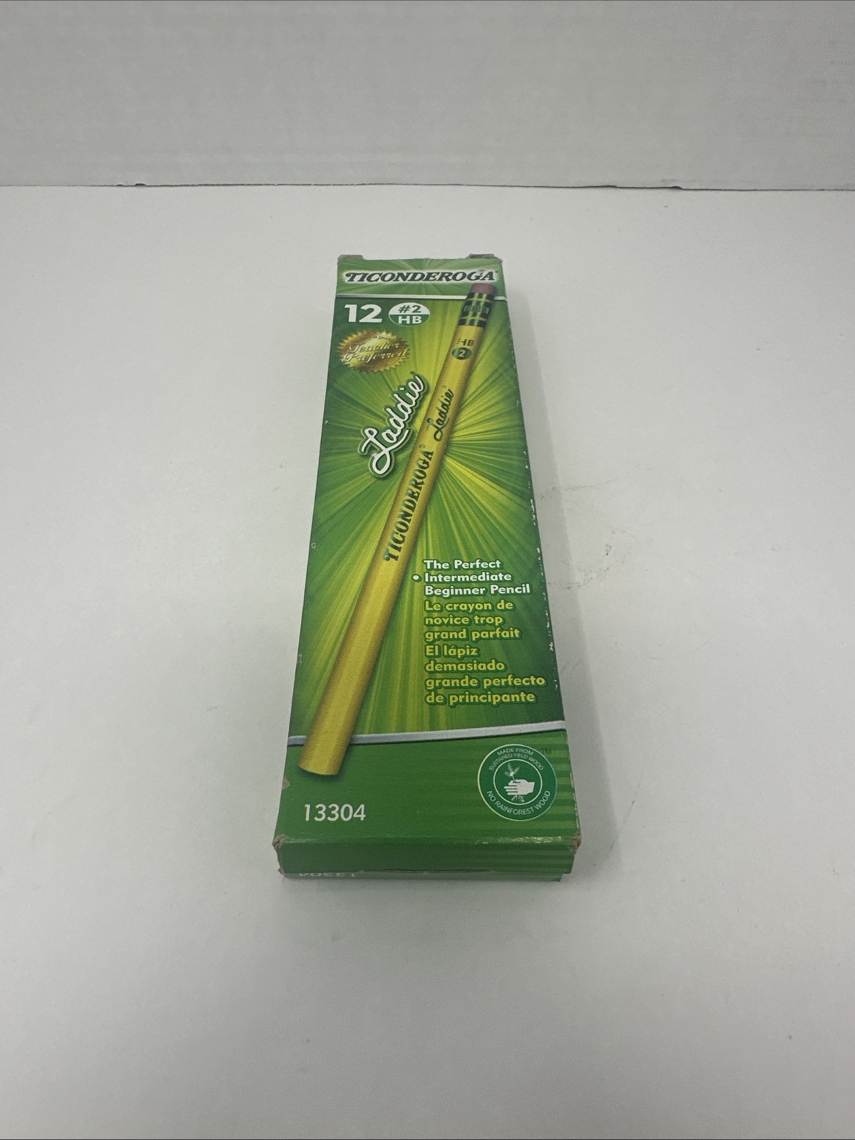 S #2 W/ Eraser 12 Count #13304 New Open Box