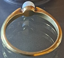 Goldring Damen 585 Mit Perle