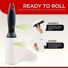 Lint Rolle 60 sheets Refill Rolls Sticky Pet Hair Fluff Dust Remover Clothes