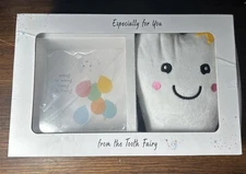 Tooth Fairy Gift Kit for First Lost Tooth – 6-Piece Keepsake Set with Pillow, 
