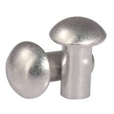 Metric M3 304 Stainless Steel Button Round Head Solid Rivet GB867 High Quality ⭐
