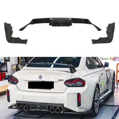 Dry Carbon Fiber 3D Style Rear Diffuser for BMW M2 G87 2020-2025 Car Bumpers