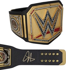 John Cena WWE Autographed Universal Championship Replica Title Belt