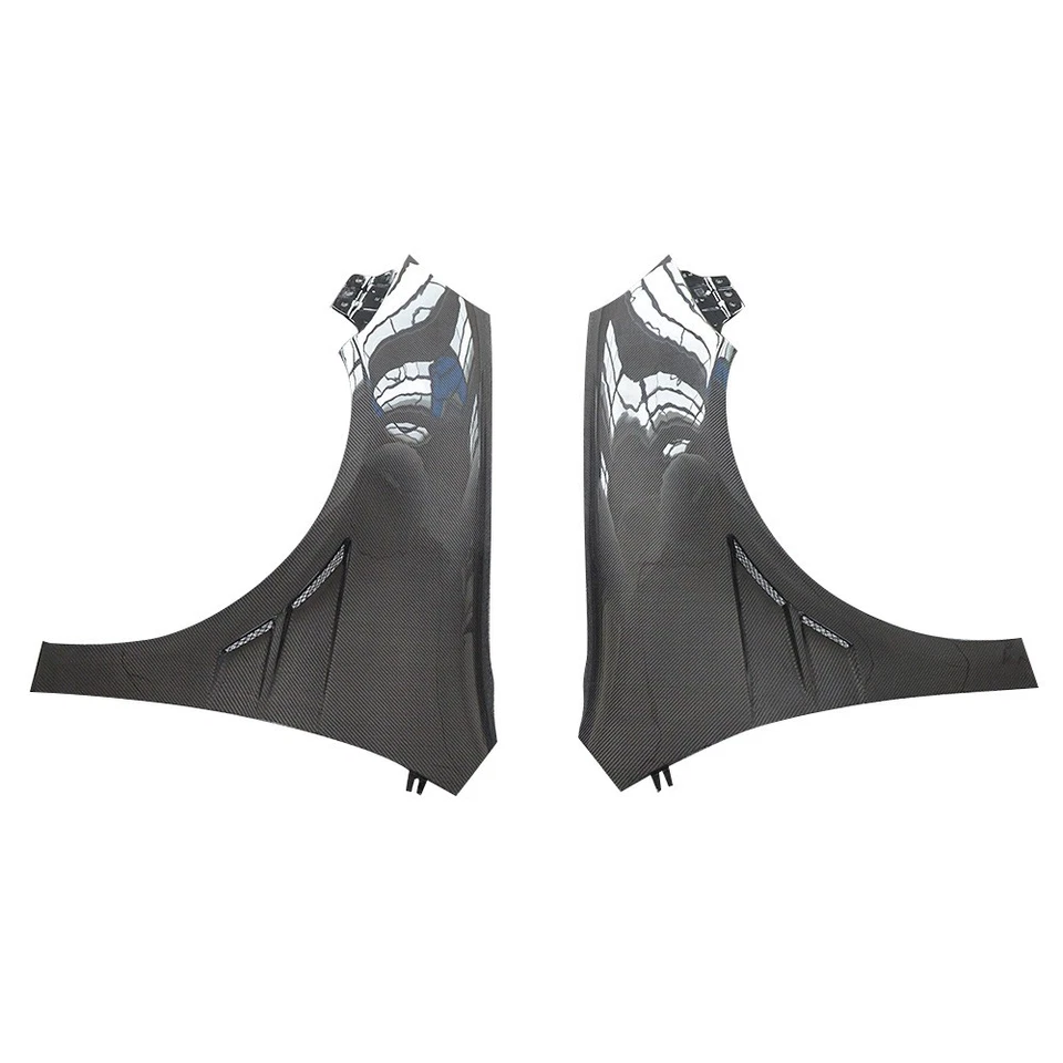 For 04+ VW Volkswagen GOLF 5 GTI Carbon Fiber Front Fenders Side Air Vents Cover - Image 3 of 4