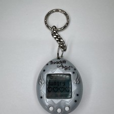 1997 Bandai Tamagotchi Angel Silver Original Tested Working