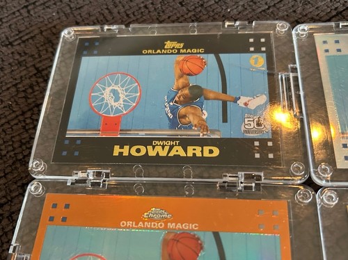 6) 2007-08 Topps Chrome Orange Refractor /199 Topps Gold, RefractoDwight Howard - Picture 8 of 15
