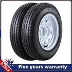 Set of 2 Trailer Tires on Rim 5.30-12 5.30x12 530-12 Trailer Tires 4 Lug 6PR T
