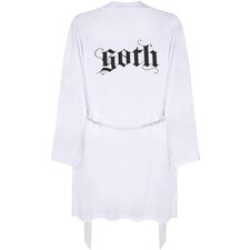 'Gothic Style Text' Adult Dressing Robe / Gown (RO059139)