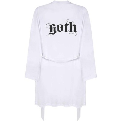 Morgenmantel/Kleid ''Gothic Style Text'' für Erwachsene (RO059139)