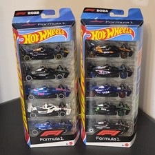 LOT OF 2 - 2024 2025 HOT WHEELS FORMULA 1 5 PACK MULTIPACKS F1 VHTF