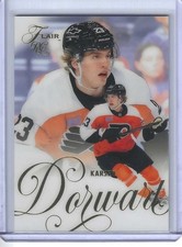 2025-26 UD FLAIR HOCKEY #187 KARSEN DORWART RC PHILADELPHIA FLYERS