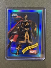 2025 Topps Chrome Marvel Black Knight Blue Refractor 029/299 #165