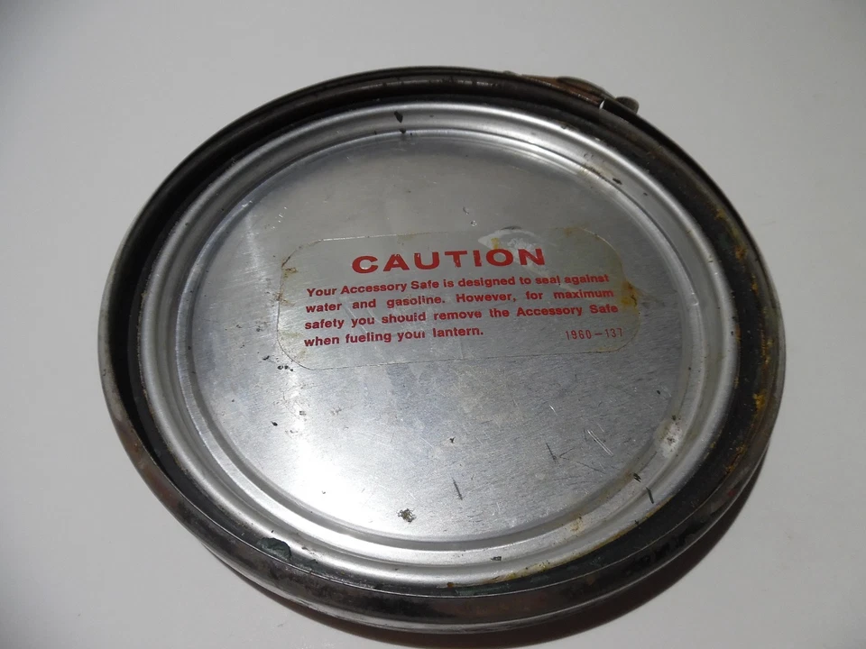 Vintage Coleman Lantern Safe 220 & 228 Parts Safe and Wrench - Image 4 of 4