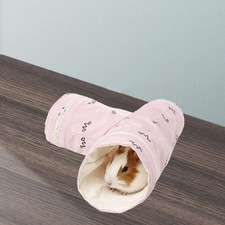 Image of Pet Guinea Rabbit Pig Tunnels Folding Tunnel for Hamster