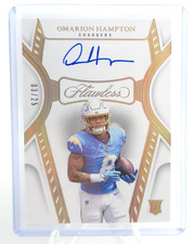 2025 Flawless - Omarion Hampton - Rookie Debut Signatures / On Card Auto - # /25