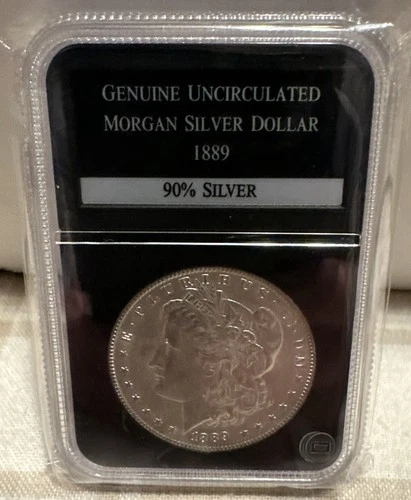 1889 Morgan Silver Dollar $1 US Coin 90% Silver Uncirculated PCS Stamps & Coins