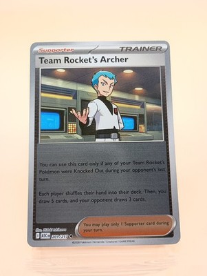 Pokemon TCG - Team Rocket's Archer Reverse Holo Uncommon ME: Ascended Heroes 201