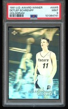 1991-92 Upper Deck - #AW5 Detlef Schrempf HOLOGRAMS - PSA 9 - FREE SHIPPING!!